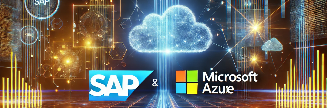 Futuristic environment representing the SAP on Azure.