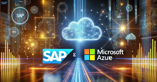 Futuristic environment representing the SAP on Azure.