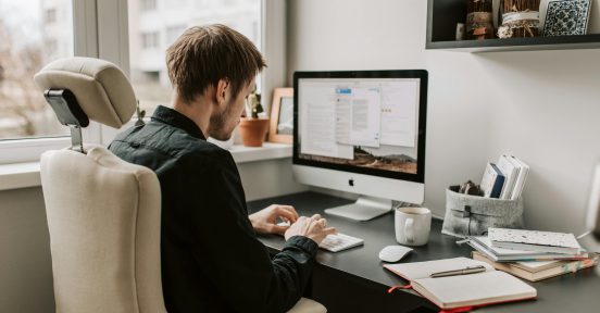 Person working remotely with Unified Access